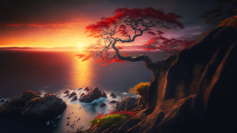 beautiful-sunset-sea-coast-scenery-digital-art-4k-wallpaper-uhdpaper.com-781@0@i