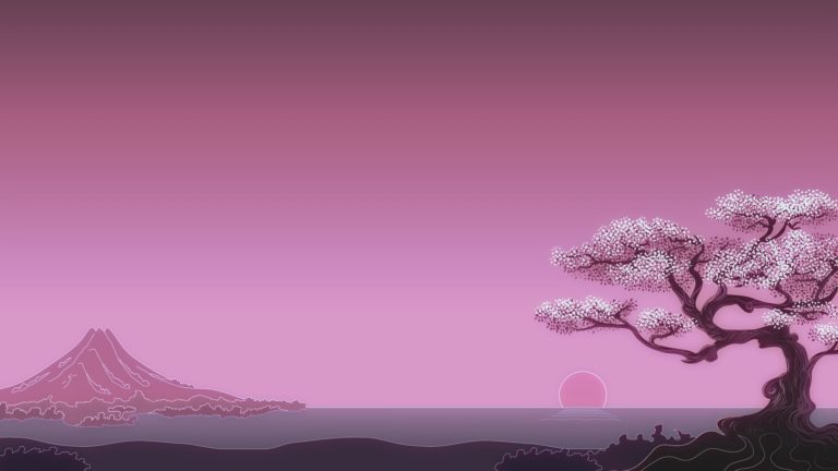sakura-japanese-art-landscape-minimalist-minimalism-y7329